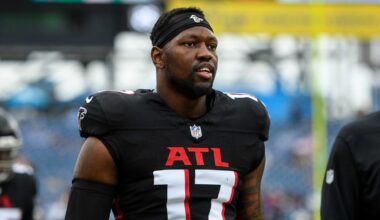 Falcons starting lineups on first depth chart of 2025