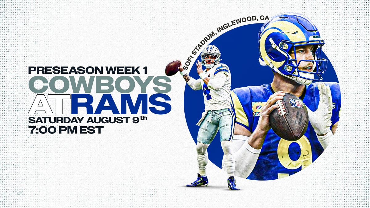 Where to watch Cowboys vs. Rams today: TV channel, live stream