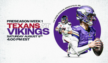 Where to watch Vikings vs. Texans today: TV channel, live stream