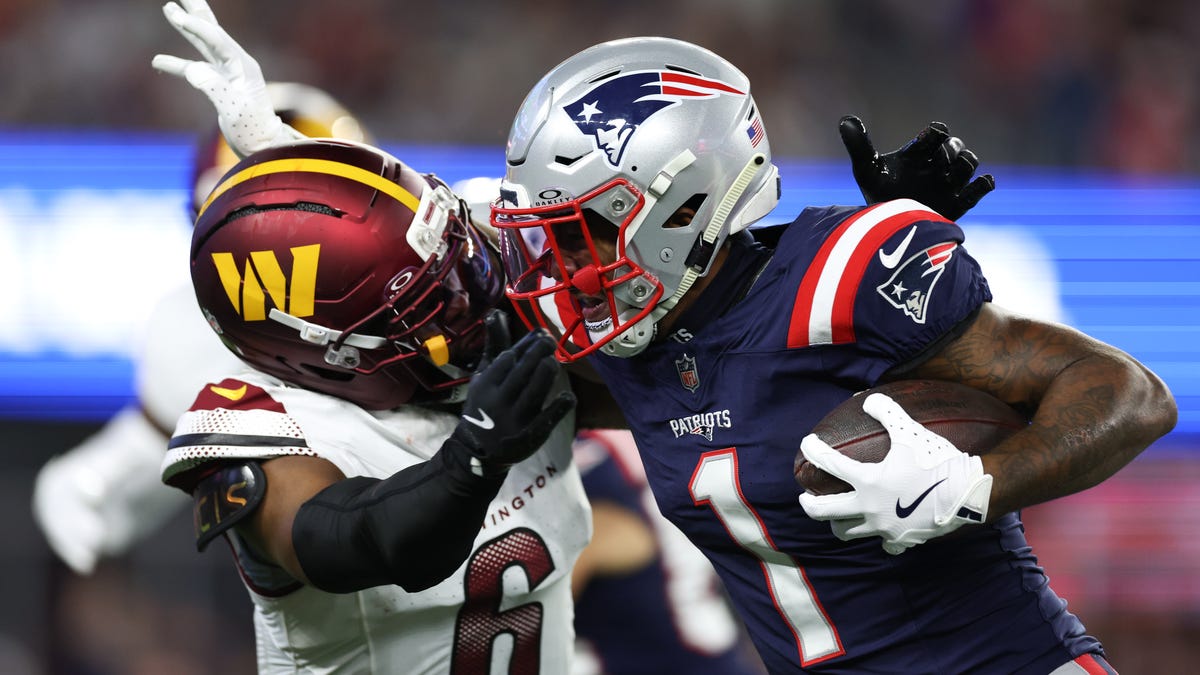 Ja'Lynn Polk forced out of Patriots preseason game with injury