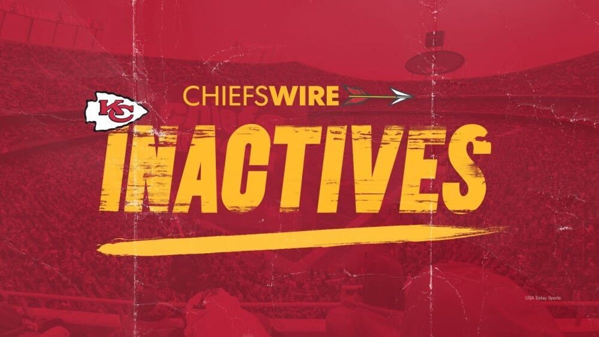 Inactive players for Chiefs vs. Cardinals, preseason Week 1