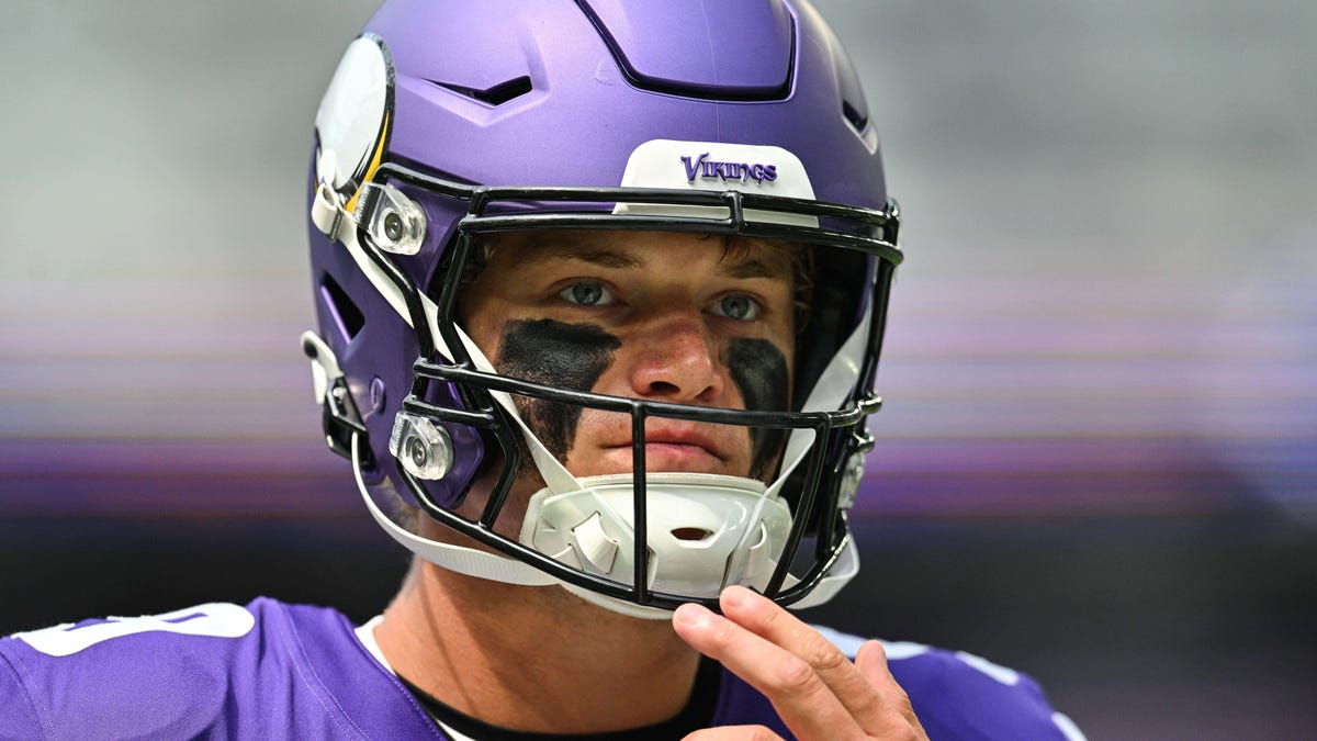 J.J. McCarthy got emotional discussing his return to the field