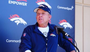 Sean Payton reacts to ESPN predicting Broncos will bench Bo Nix