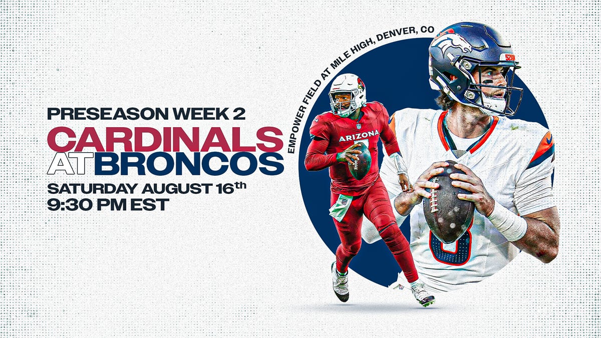 Where to watch Cardinals vs. Broncos today: TV channel, live stream
