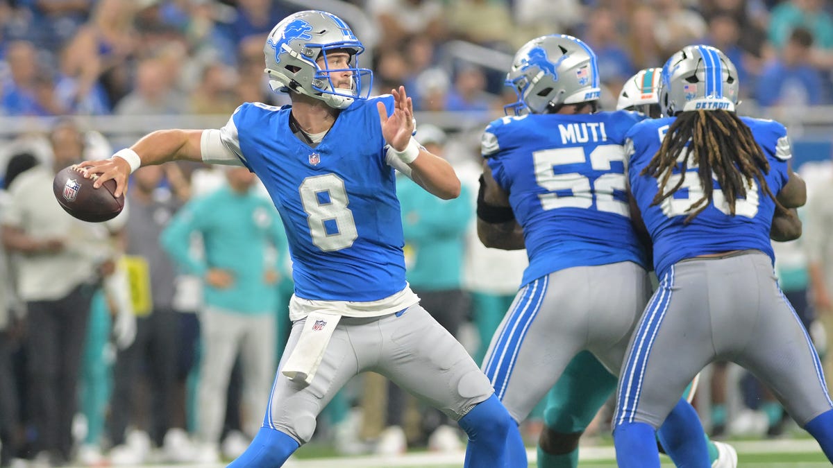 Kyle Allen helps case for Lions' No. 2 QB job in preseason loss to Dolphins