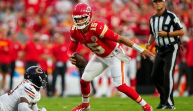 Patrick Mahomes, Chiefs starters play surprising snaps vs Bears