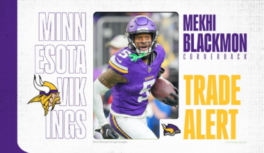 Updated draft picks for Vikings following the trade of Mekhi Blackmon