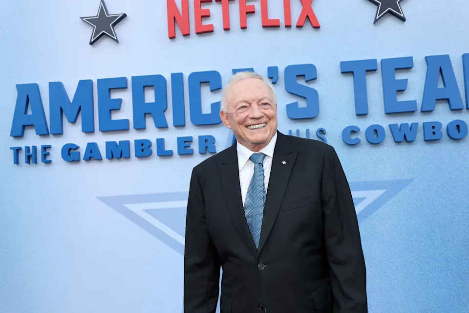 LOS ANGELES, CALIFORNIA - AUGUST 11: Jerry Jones, Owner, President & GM, Dallas Cowboys attends the premiere of Netflix's