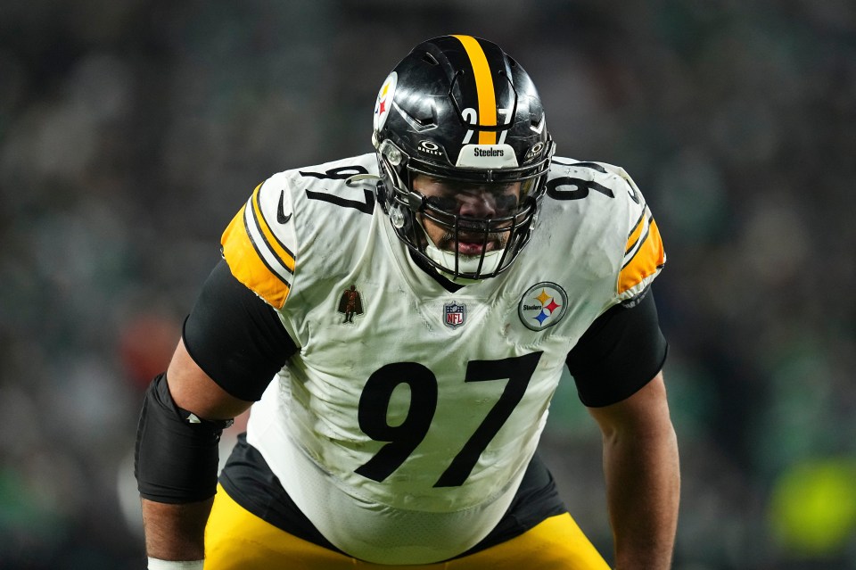 Cameron Heyward #97 of the Pittsburgh Steelers.