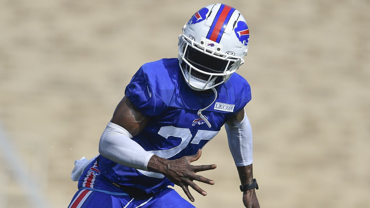 Bills cornerback White leaves practice with apparent injury