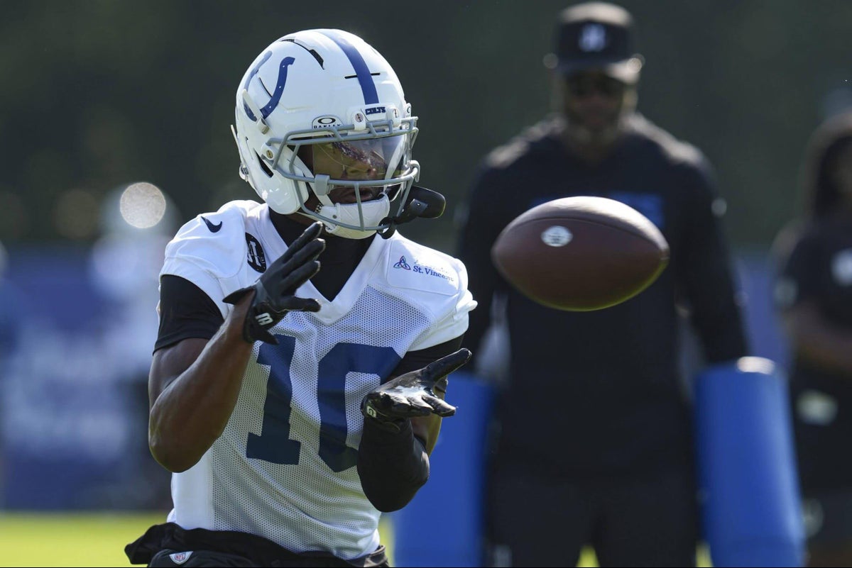 Colts’ camp star AD Mitchell torches Ravens in joint practice … and let them hear about it