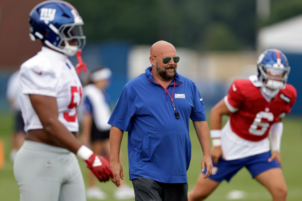 Brian Daboll has Giants players run sprints after sloppy practice