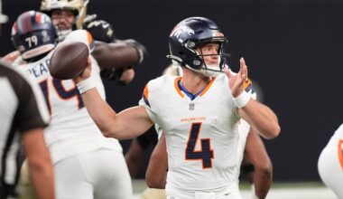 Broncos re-signing reserve quarterback Sam Ehlinger to practice squad