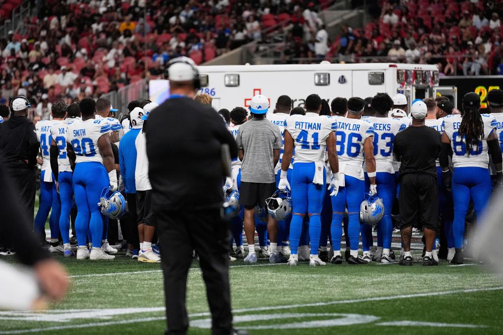 Detroit Lions safety in concussion protocol