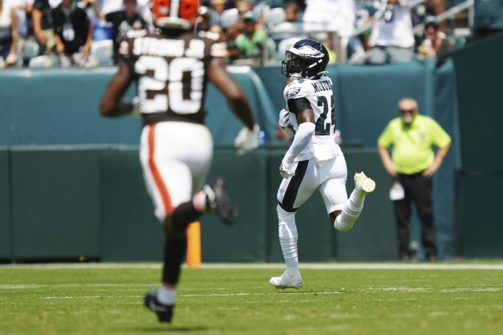 Eagles rookie Andrew Mukuba living the American dream