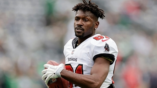 Antonio Brown has blasted Shedeur and Shilo Sanders as well as their father Deion Sanders in a series of posts on X.(AP)