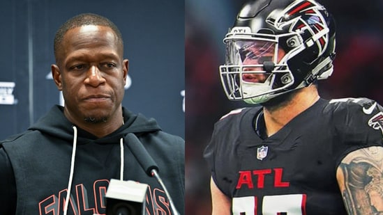 Atlanta Falcons cut Morgan Fox from their roster on Saturday(AP and Instagram)