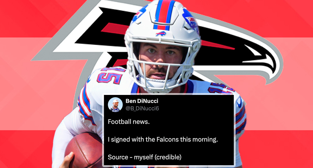 Ben DiNucci signs with Falcons, per Ben DiNucci