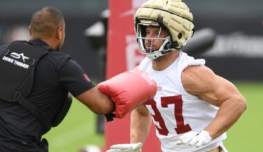 Nick Bosa heads list of eight 49ers to keep healthy until season opener