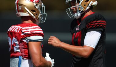 Mykel Williams hurts knee; Purdy ends well