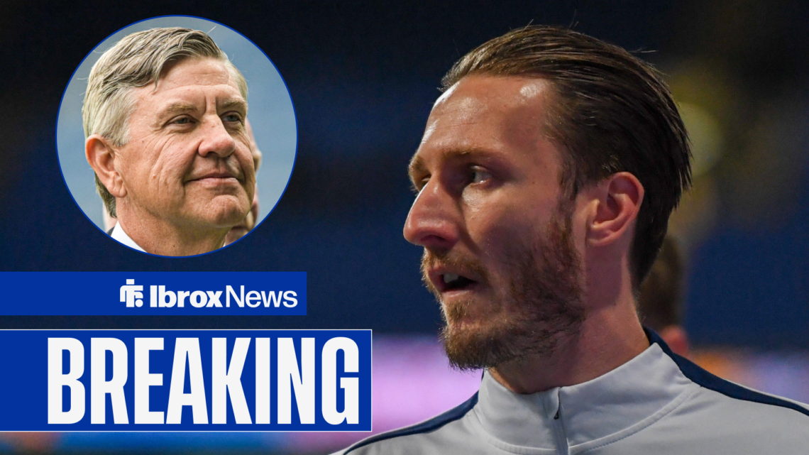 Andrew Cavenagh smiles at Ben Davies.