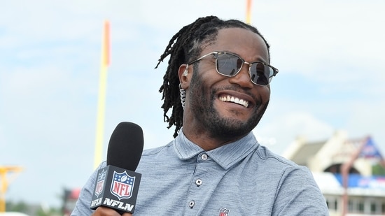 During the Seahawks preseason game, analyst Michael Robinson's comment about Drew Lock's cautious play backfired when Lock threw an interception shortly after. (AP Photo/Adrian Kraus)(AP)