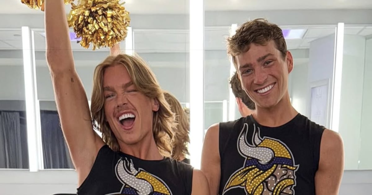 Male Cheerleader Mocks MAGA’s NFL Meltdown