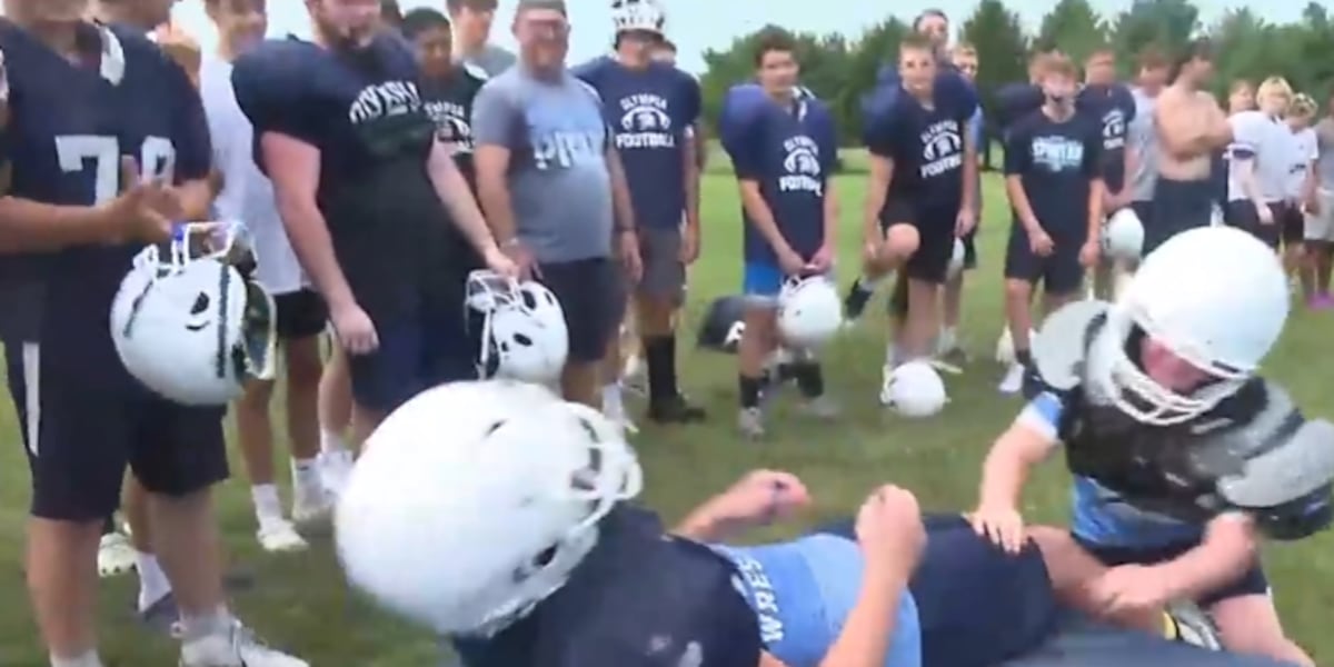 Olympia Football gives families a chance to strap on the pads and tackle their sons as Week one of football practices wrap up across the area