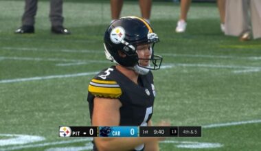 Steelers release Cameron Johnston