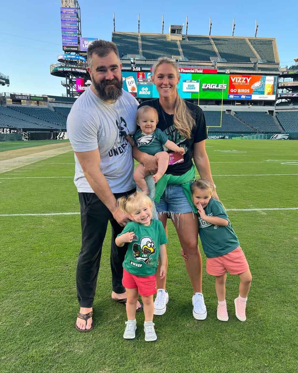 Kylie Kelce Wears Friendship Bracelets in Sweet Moment With Eagles Fan