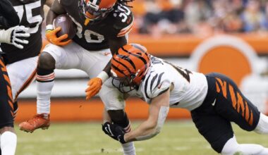 Ravens Signing RB D'Ernest Johnson, Waiving K John Hoyland