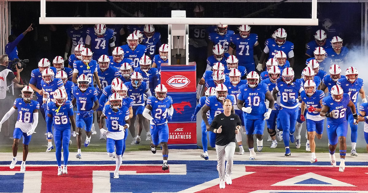 Texas college football teams to honor severe flooding victims with matching helmet sticker