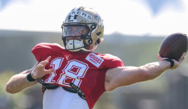 NFL team makes stunning decision to cut drama-filled young quarterback just a week into training camp