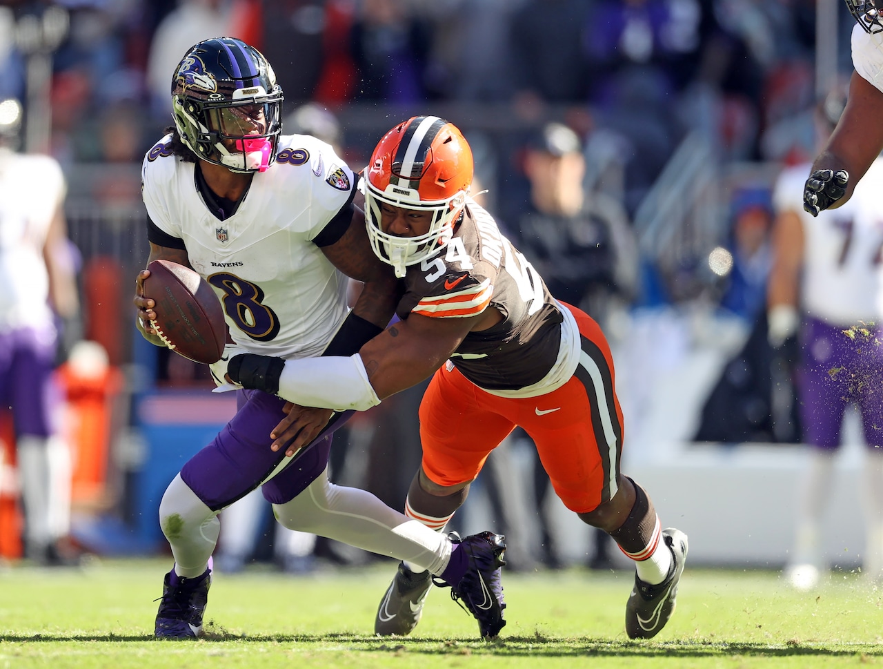 Cleveland Browns vs, Baltimore Ravens, October 27, 2024