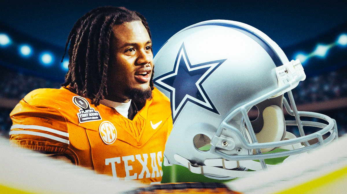 Former Longhorns Jaydon Blue participate in the 40 yard dash during Texas' Pro Day at the Texas Football Training Facility on Tuesday, March 25, 2025.