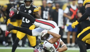 Bucs’ Jalen McMillan may have avoided serious injury on leaping catch - Tampa Bay Times