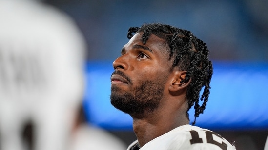 Shedeur Sanders is fourth on the Browns' quarterback depth chart, and Deion Sanders has praised his son's preparation and confidence. Mandatory Credit: Jim Dedmon-Imagn Images(IMAGN IMAGES via Reuters Connect)