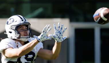Tiger Bachmeier elevates BYU's receivers group – Deseret News