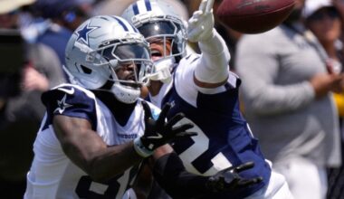 Dallas Cowboys release veteran wide receiver Parris Campbell