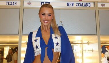 Dallas Cowboys Cheerleader Faith Ward Shares Ponytail Tutorial