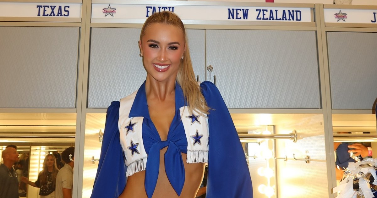 Dallas Cowboys Cheerleader Faith Ward Shares Ponytail Tutorial
