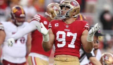 49ers star Nick Bosa falls in 2025 rankings