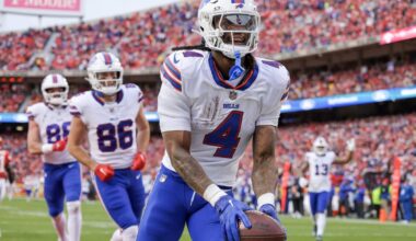 James Cook sits out Bills practice amid contract negotiations, calls it ‘business’