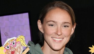 Kylie Kelce Wears Friendship Bracelets in Sweet Moment With Eagles Fan