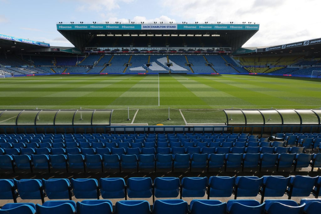 A general view of Elland Road ahead of a Leeds United match
