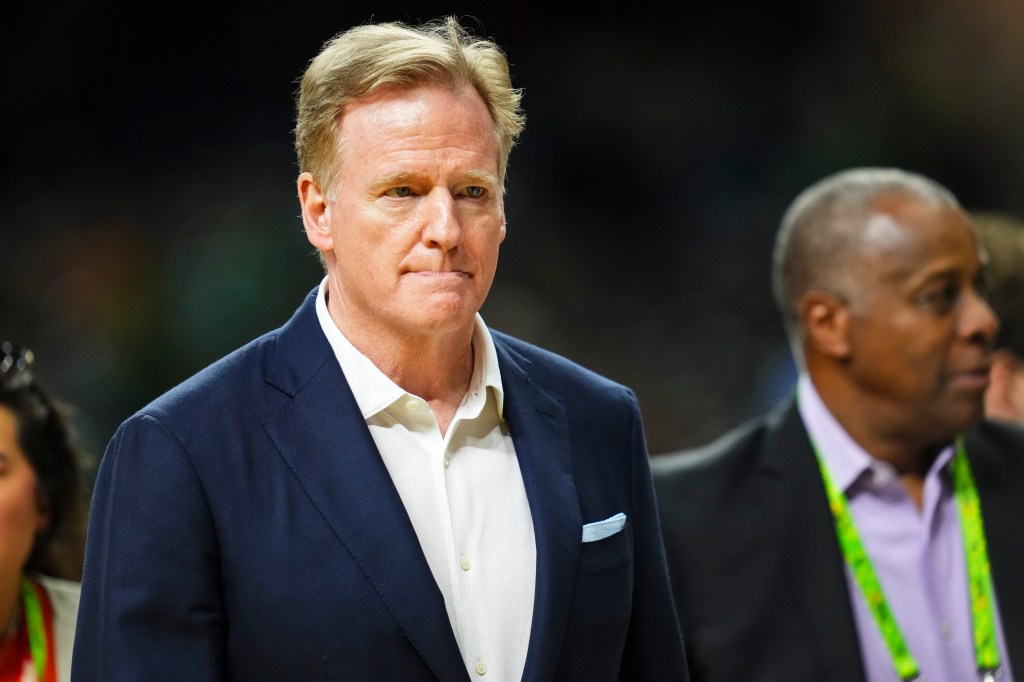 NFL commissioner Roger Goodell.