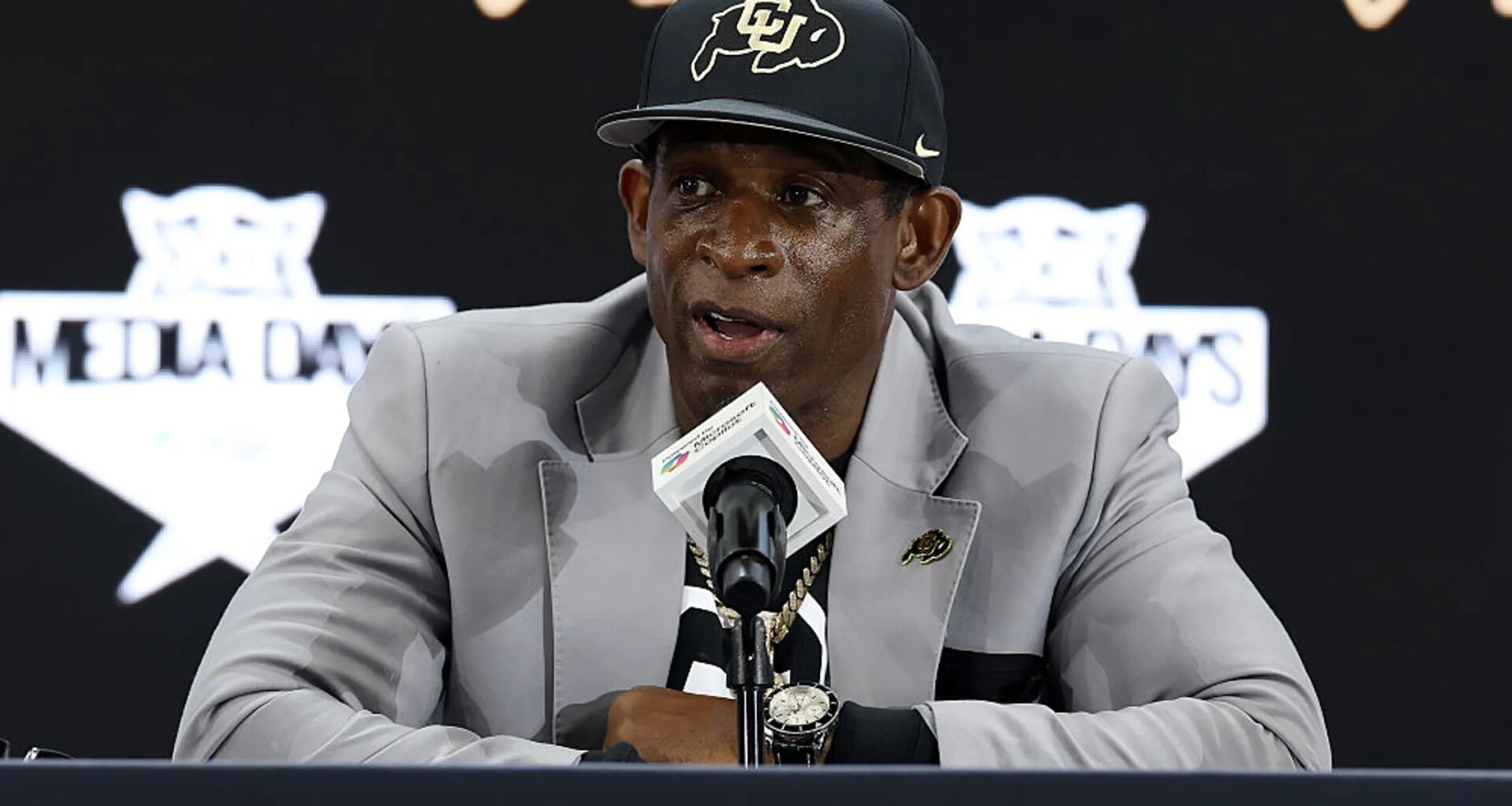 Deion "Coach Prime" Sanders Dodges Karrueche Tran Question, Alleging "Bad Connection"