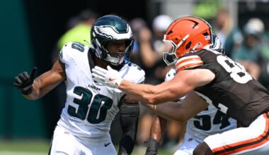 Eagles linebackers performance vs. Browns – NBC Sports Philadelphia