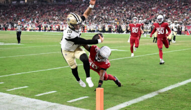 Arizona Cardinals corner Darren Hall is among the 53-man roster cuts...