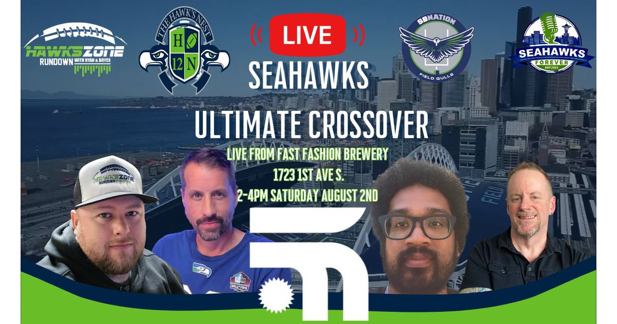 Watch the Seahawks Ultimate Crossover podcast, Football Fan Fest preview at 2 pm PT!